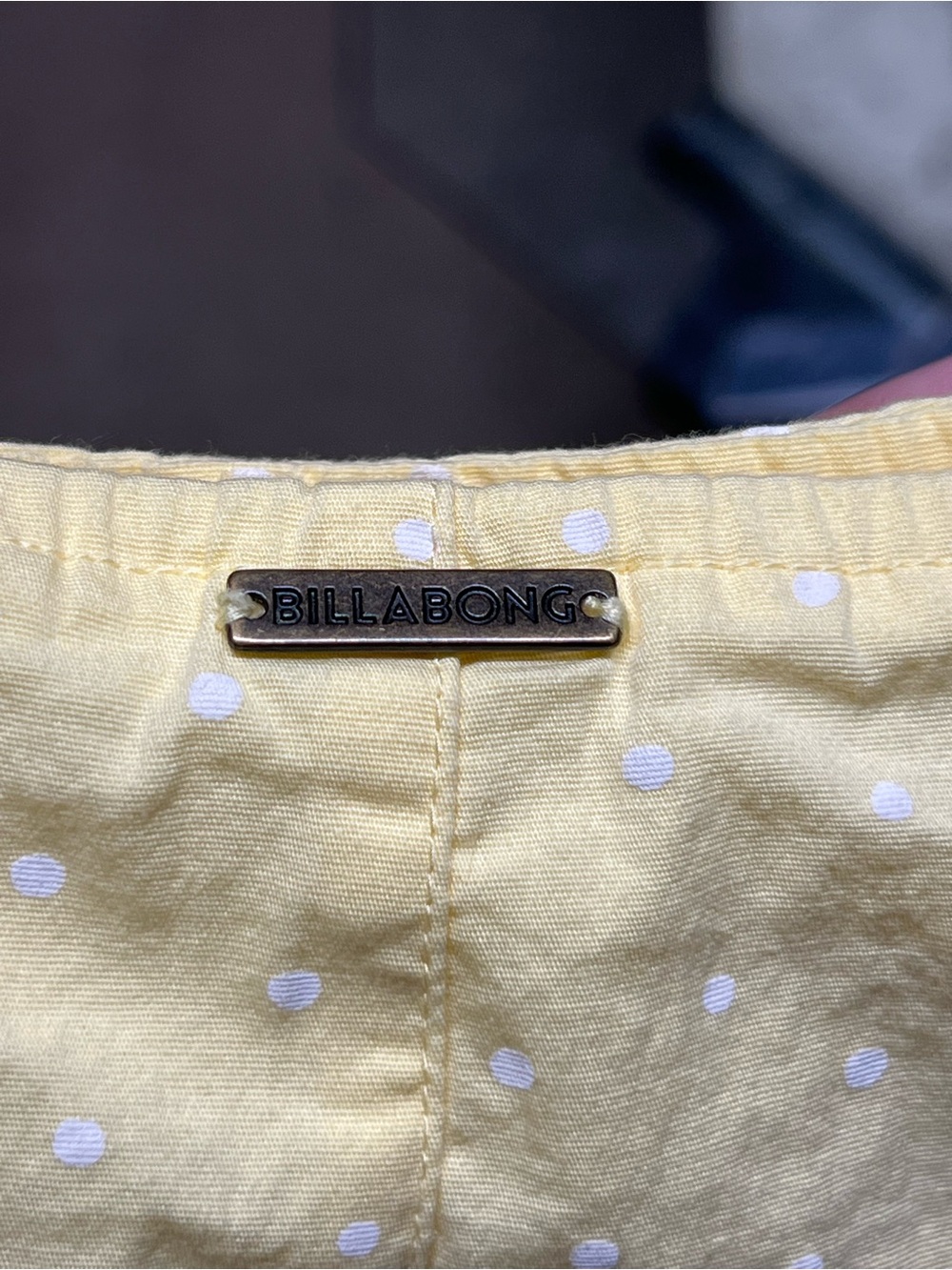 Billabong x the salty blonde yellow and white polka dot pants - Picture 9 of 10